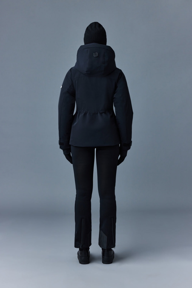Mackage Iclyn-R Medium Ski Removable Hood Dunjackor Dam Svarta | XALPU-3451