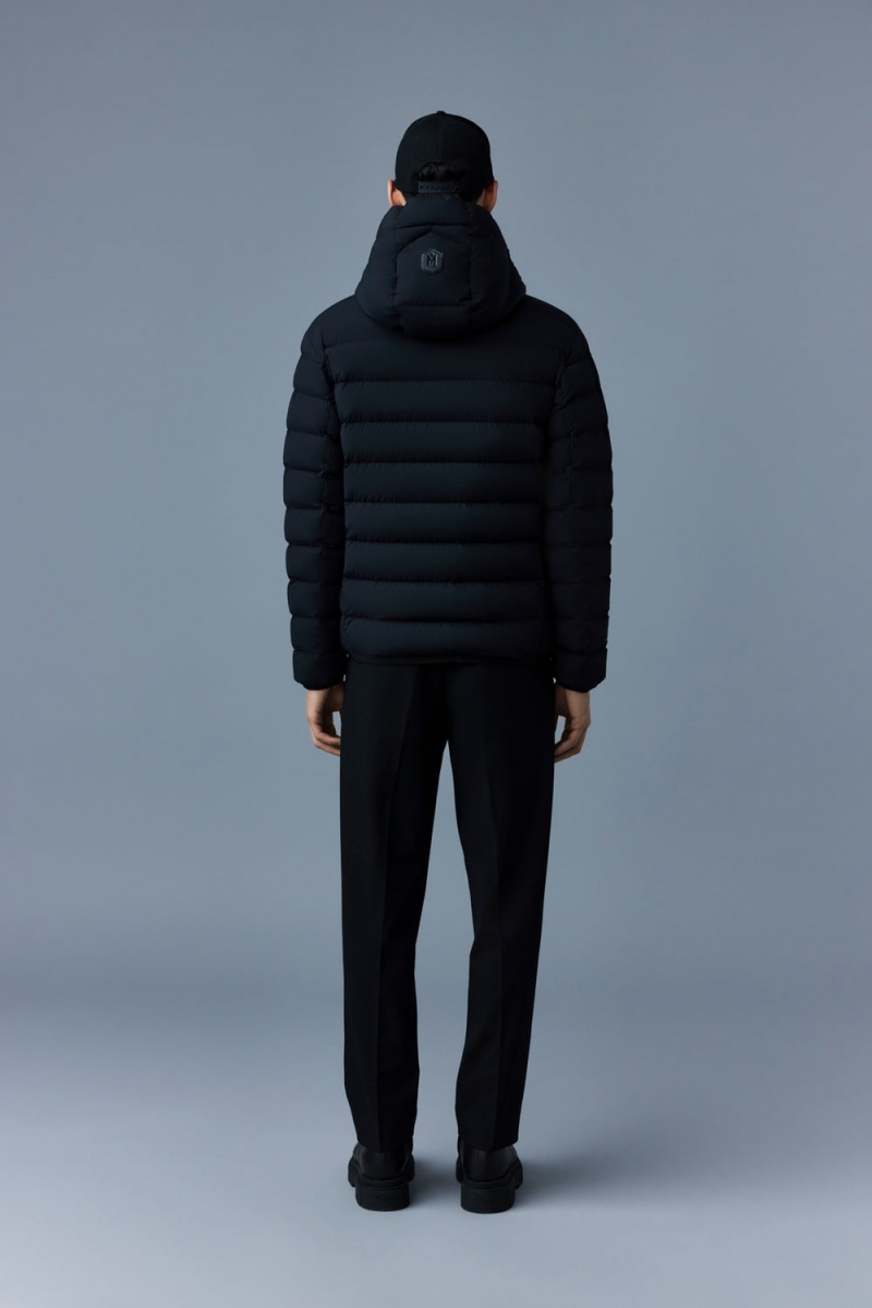 Mackage Jack Agile-360 Stretch Light Hood Dunjackor Herr Svarta | TULPM-6324