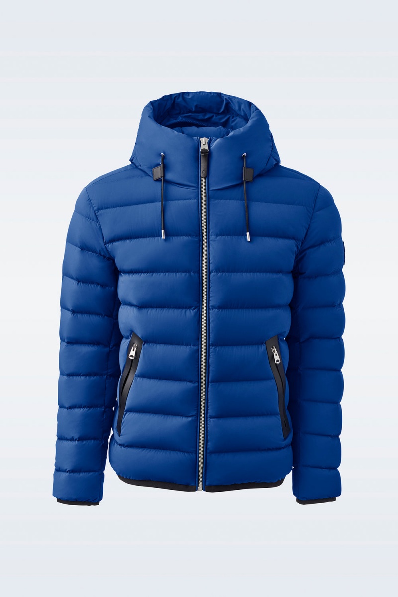 Mackage Jack Agile-360 Stretch Light Hood Dunjackor Herr Blå | YOKDX-5374
