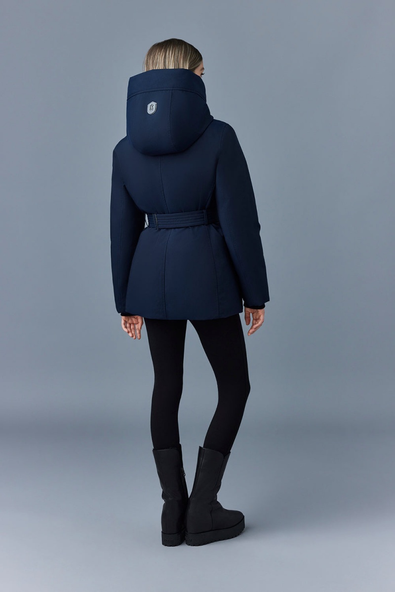 Mackage Jeni-Nfz 2-In-1 Down Removable Bib Parkajackor Dam Marinblå | SWHRP-0295