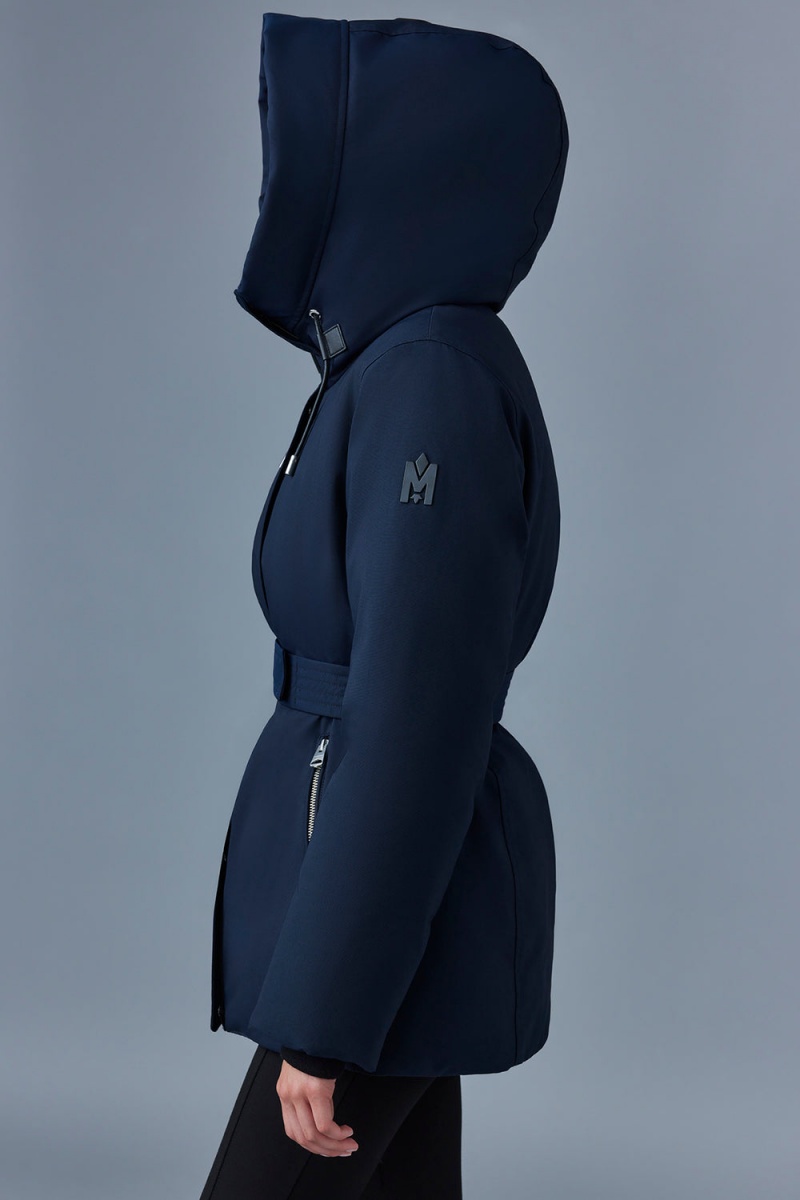 Mackage Jeni-Nfz 2-In-1 Down Removable Bib Parkajackor Dam Marinblå | SWHRP-0295