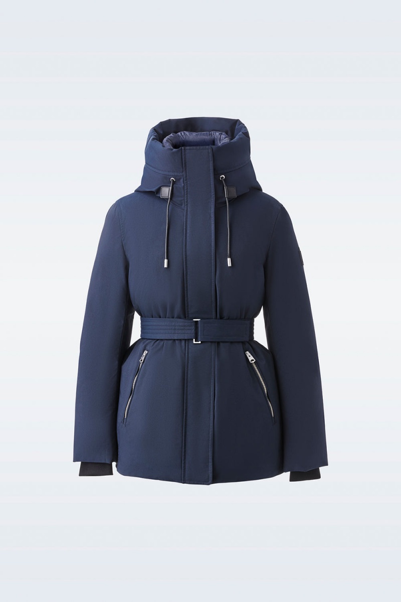Mackage Jeni-Nfz 2-In-1 Down Removable Bib Parkajackor Dam Marinblå | SWHRP-0295
