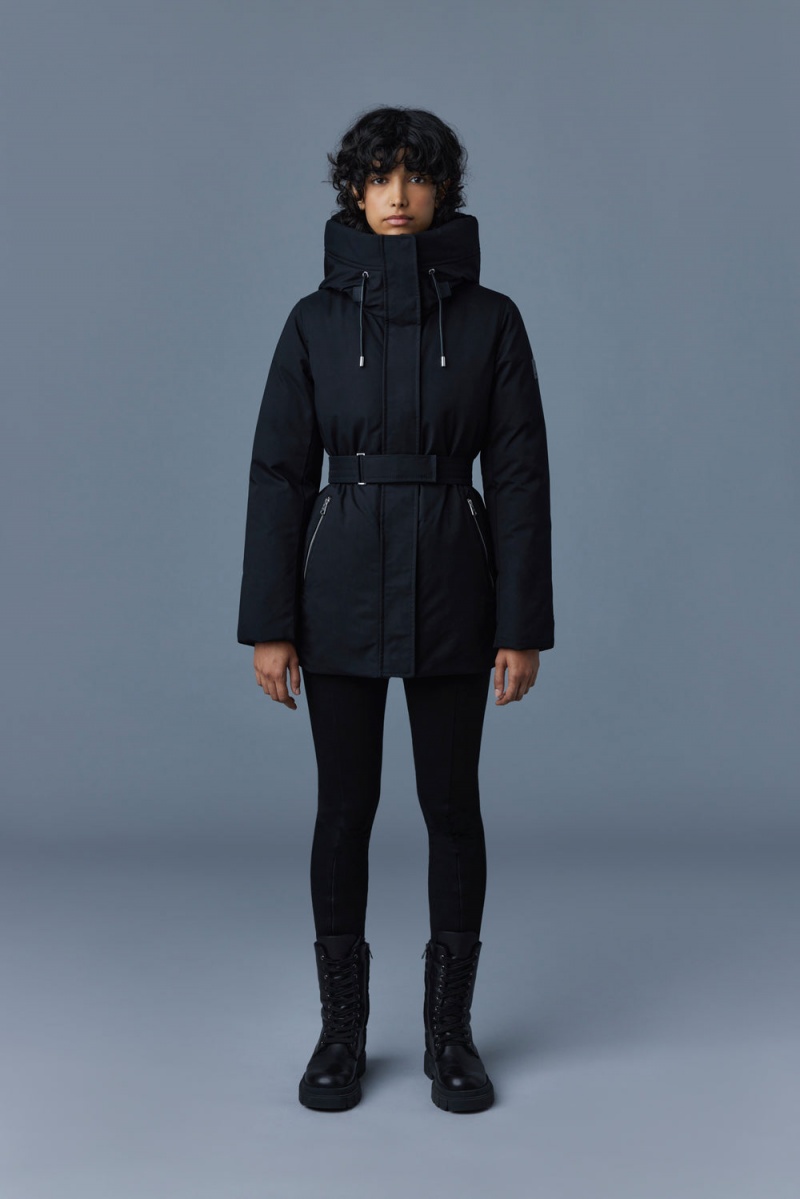 Mackage Jeni 2-In-1 Down Removable Bib Parkajackor Dam Svarta | PZXTE-3520