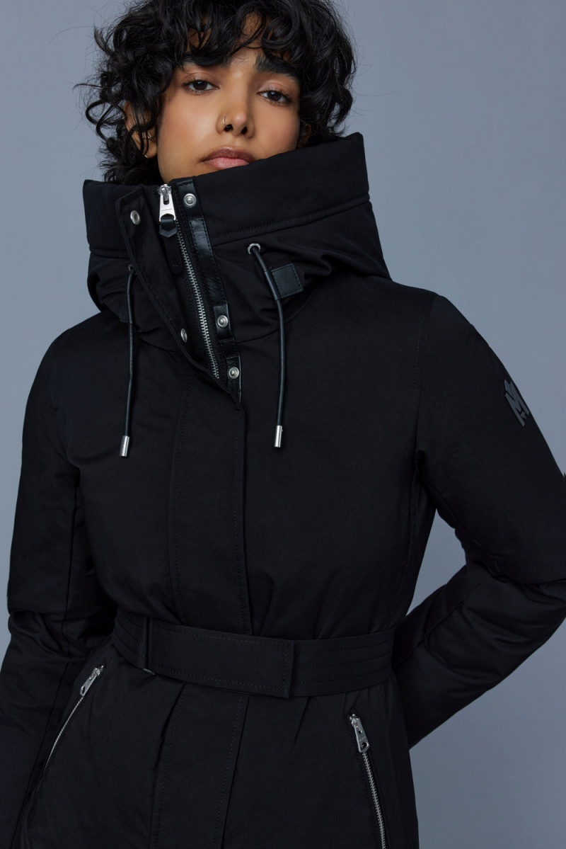 Mackage Jeni 2-In-1 Down Removable Bib Parkajackor Dam Svarta | PZXTE-3520