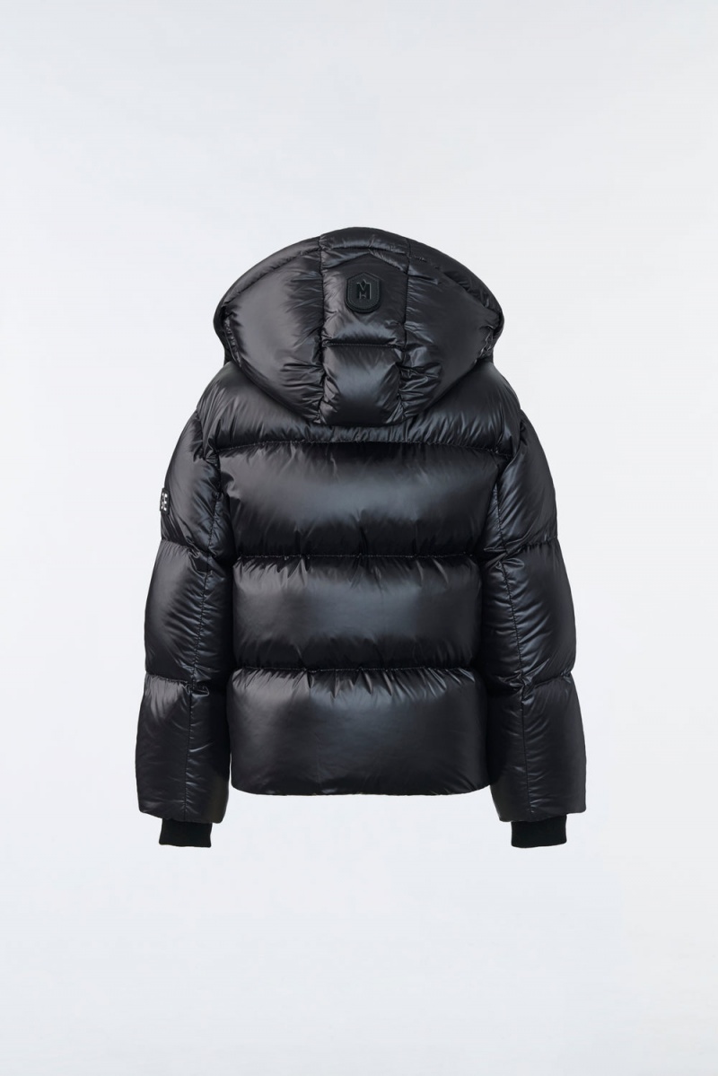 Mackage Jesse Lustrous Light Dunjackor Barn Svarta | KOMHT-6085