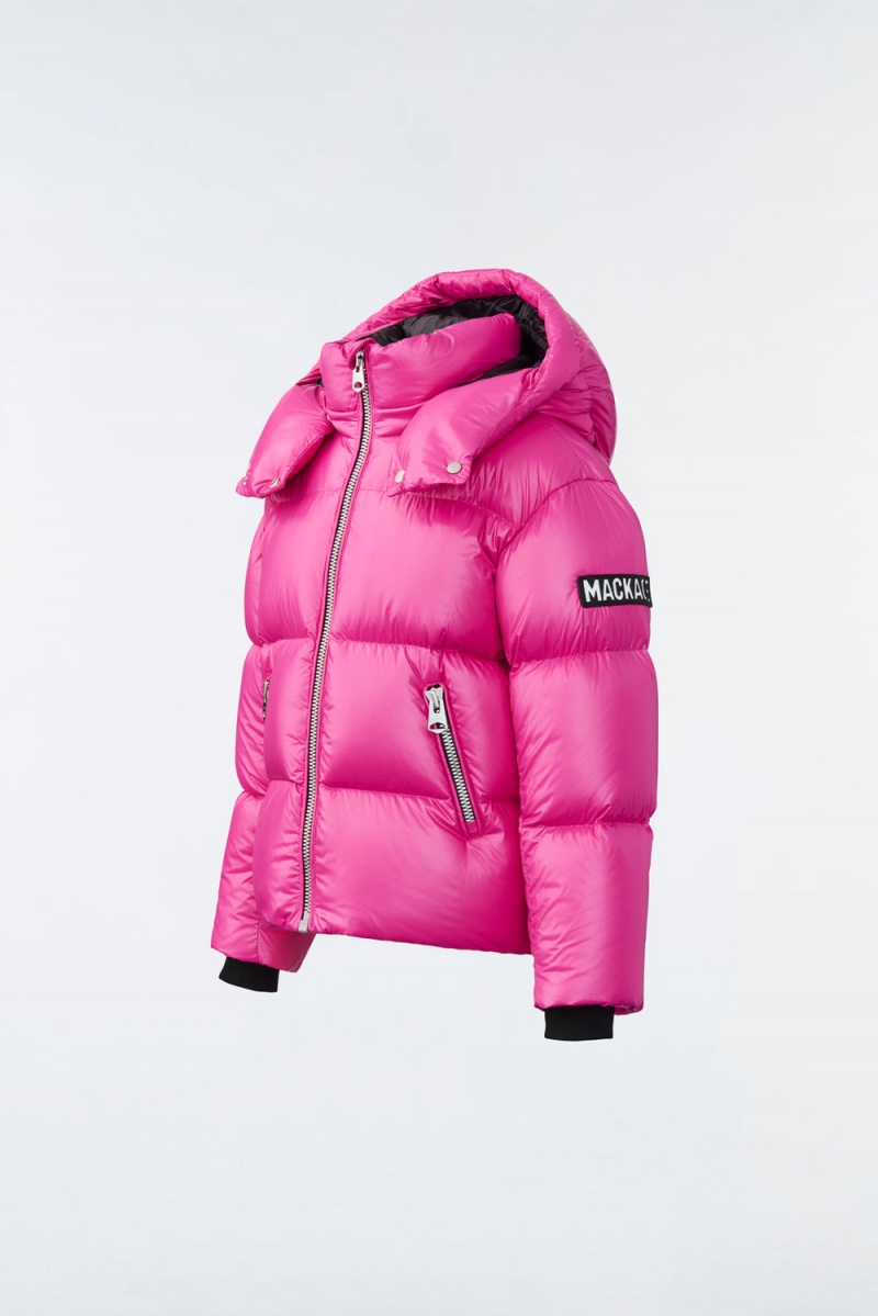 Mackage Jesse Lustrous Light Dunjackor Barn Rosa | FISQR-4895