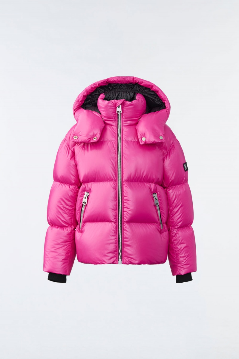 Mackage Jesse Lustrous Light Dunjackor Barn Rosa | FISQR-4895
