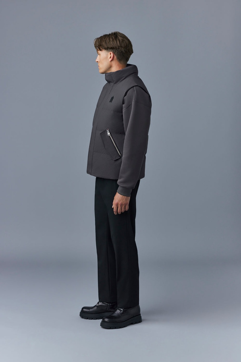 Mackage Joseph Nordic Tech Down Funnel Collar Väst Herr Grå | NULGJ-5468