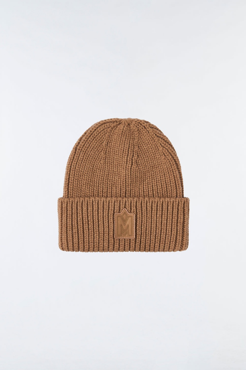 Mackage Jude Hand-Knit Toque Räfflad Cuff Mössa Dam Bruna | BNASD-8132