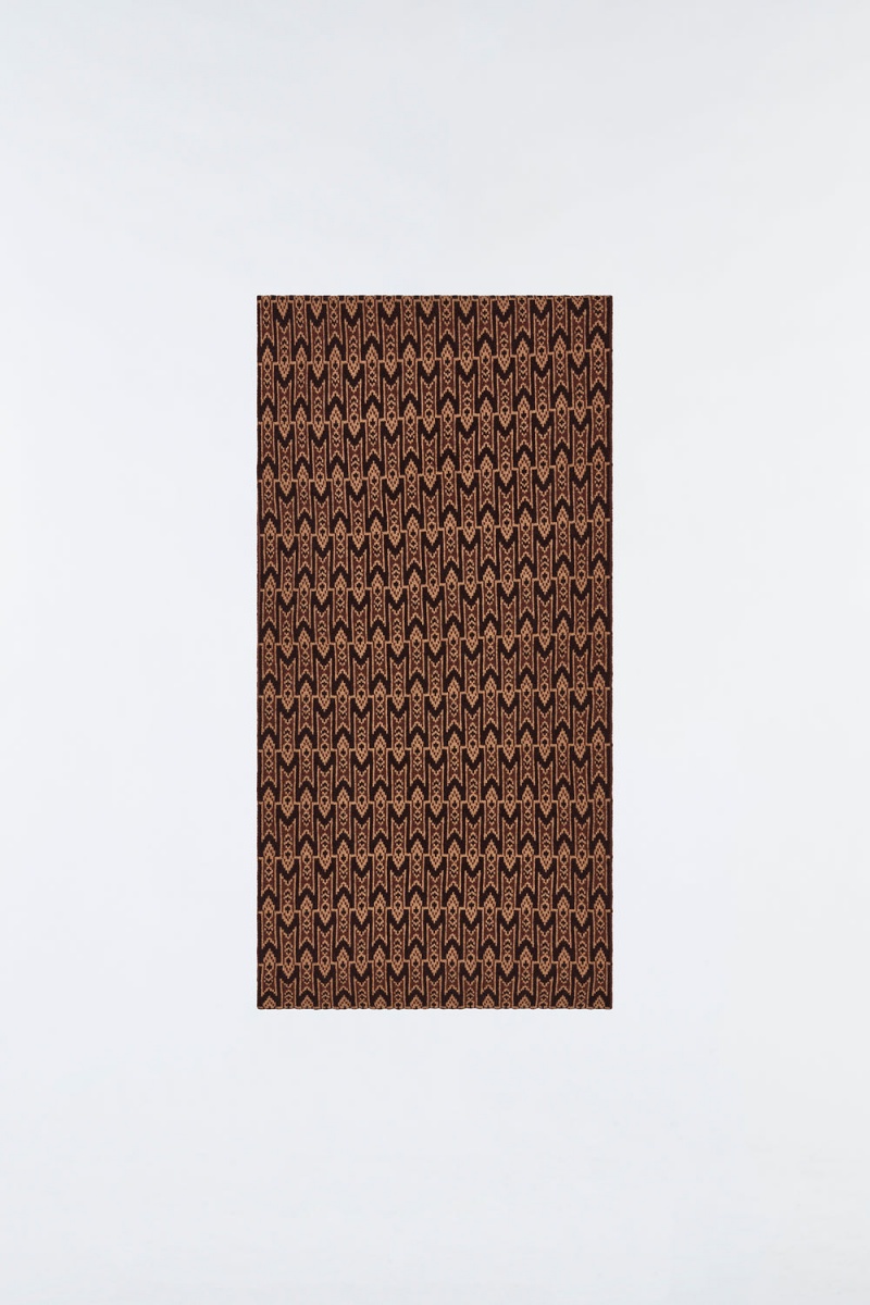 Mackage Juno 2-In-1 Merino Blend Monogram Logo Halsduk Herr Kaffe | VUMXE-4032