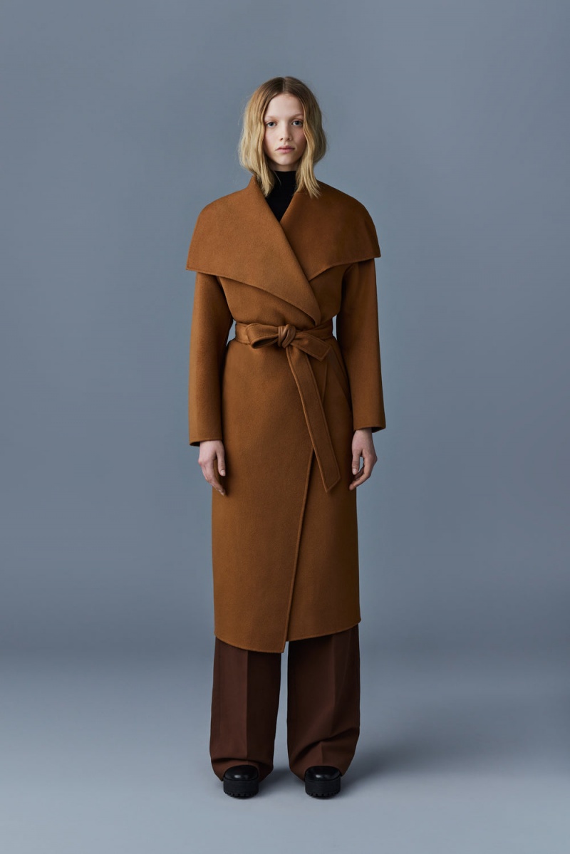 Mackage Kate Double-Face Ull Robe Rockar Dam Bruna | ASHOB-1350
