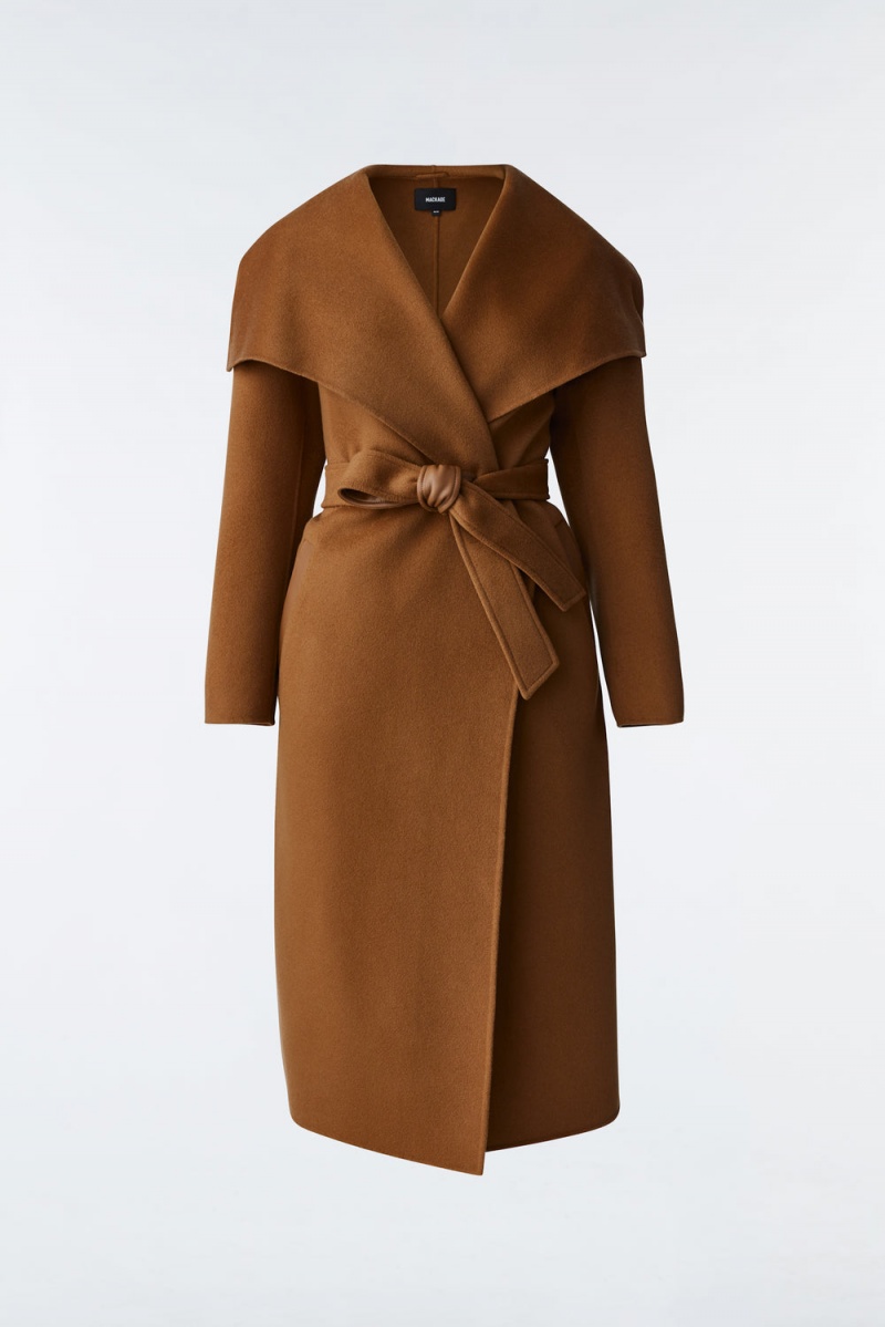 Mackage Kate Double-Face Ull Robe Rockar Dam Bruna | ASHOB-1350