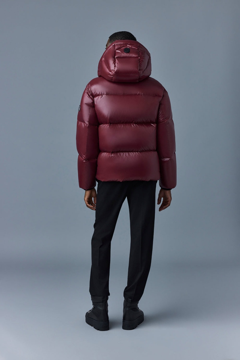 Mackage Kent-Z Lustrous Light Hood Dunjackor Herr Röda | NCSEY-8935