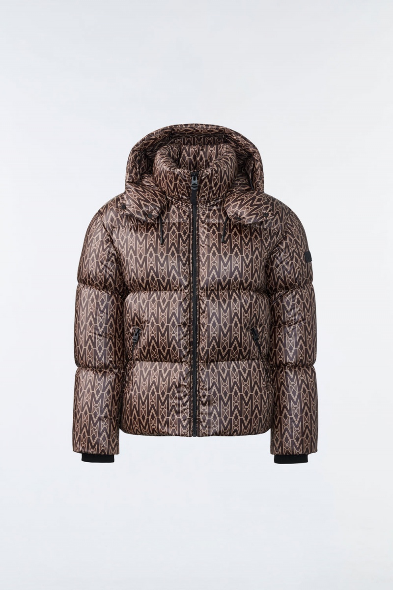 Mackage Kent Lustrous Light Hood Dunjackor Herr Kaffe | MKEDY-7206