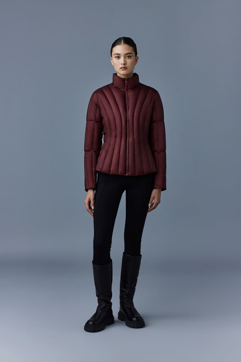 Mackage Lany Light Vertical Quiltad Dunjackor Dam Röda | XUJAH-2351