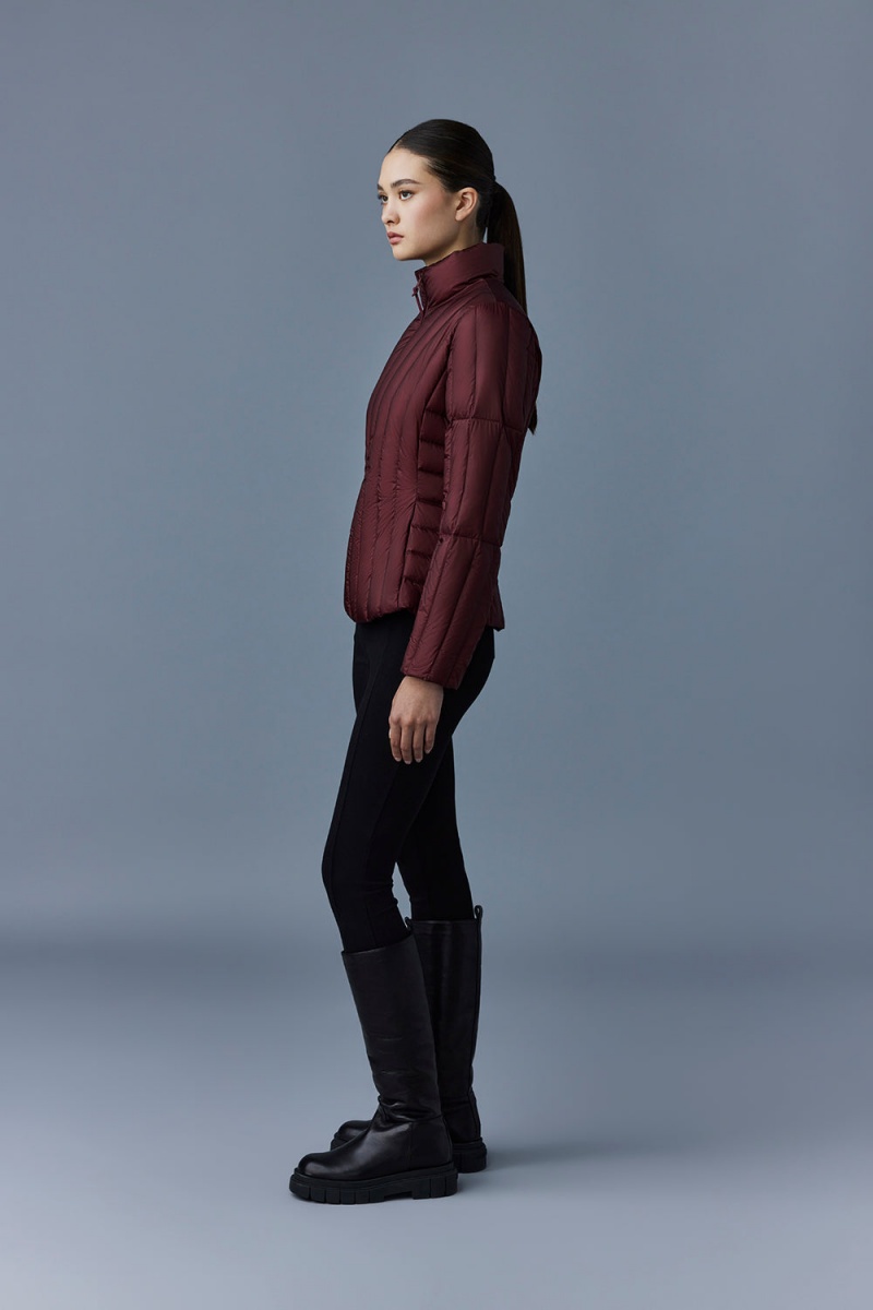 Mackage Lany Light Vertical Quiltad Dunjackor Dam Röda | XUJAH-2351