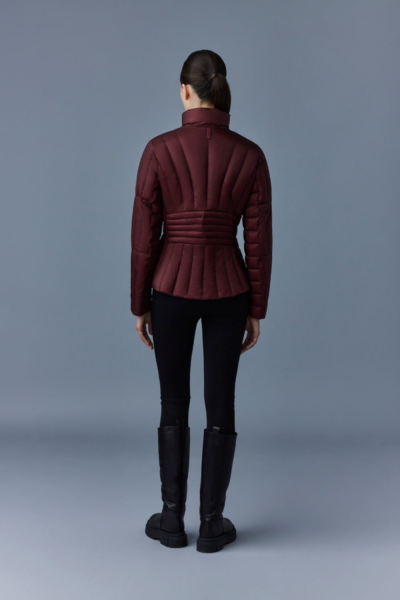 Mackage Lany Light Vertical Quiltad Dunjackor Dam Röda | XUJAH-2351