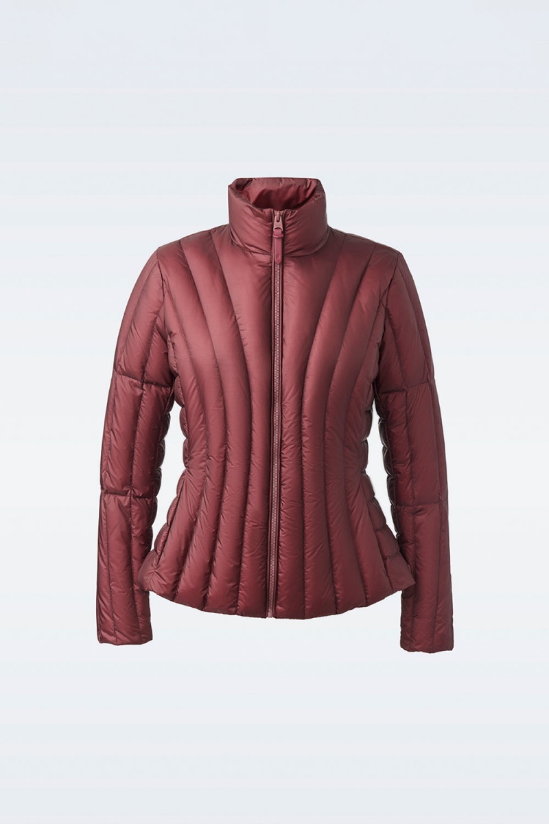 Mackage Lany Light Vertical Quiltad Dunjackor Dam Röda | XUJAH-2351