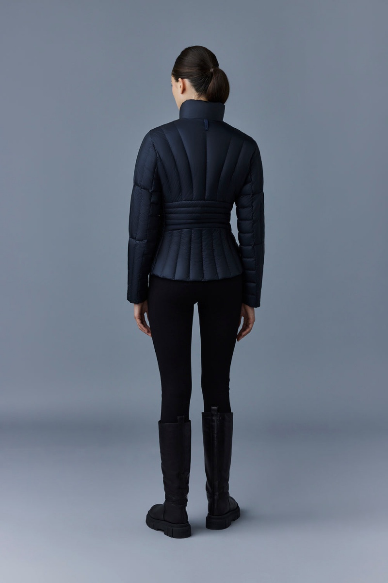 Mackage Lany Light Vertical Quiltad Dunjackor Dam Marinblå | ICSBT-5231
