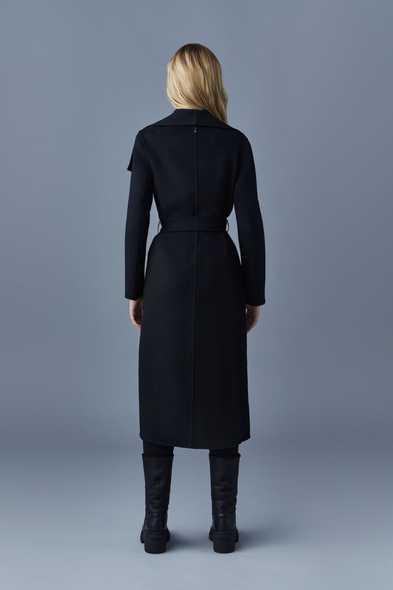 Mackage Mai-Cn Double-Face Ull Wrap Rockar Dam Svarta | EPSBA-2380