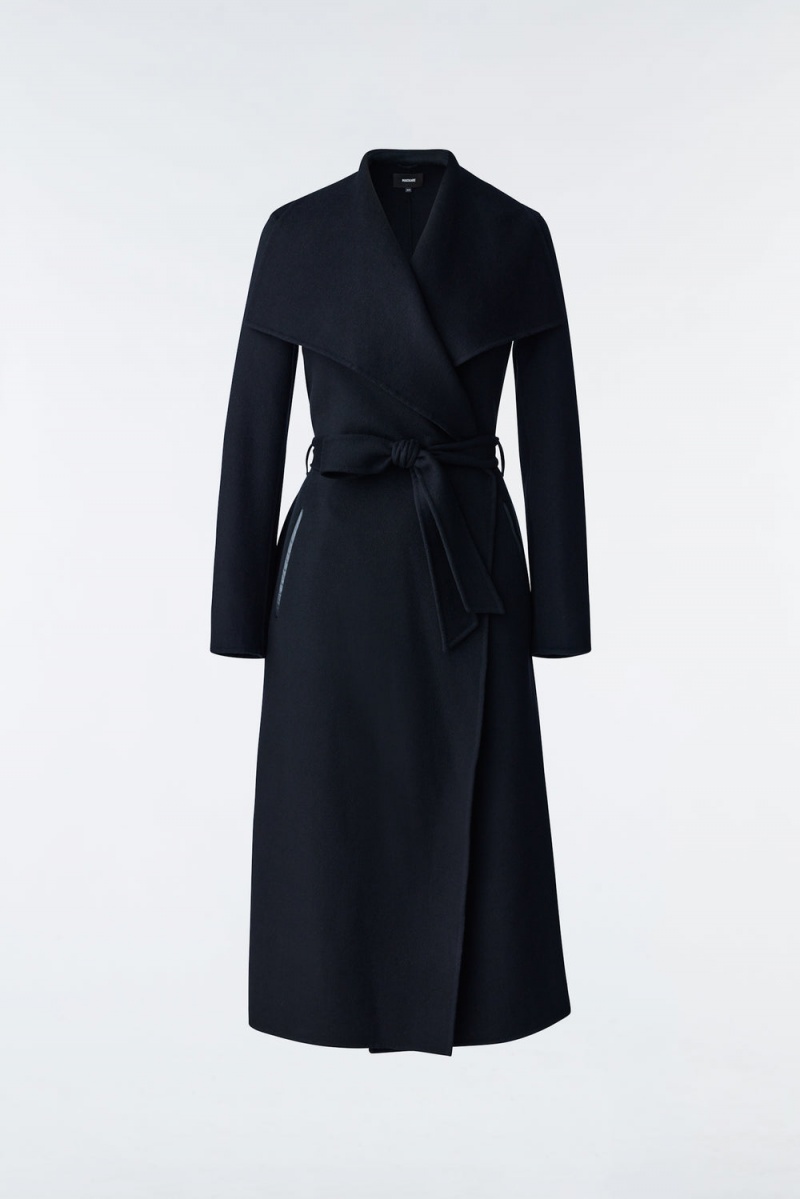 Mackage Mai-Cn Double-Face Ull Wrap Rockar Dam Svarta | EPSBA-2380