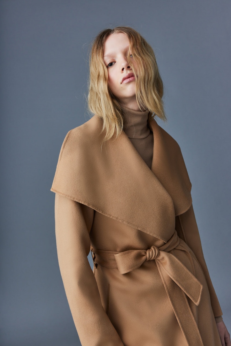 Mackage Mai-Cn Double-Face Ull Wrap Rockar Dam Bruna | NCGLO-1748