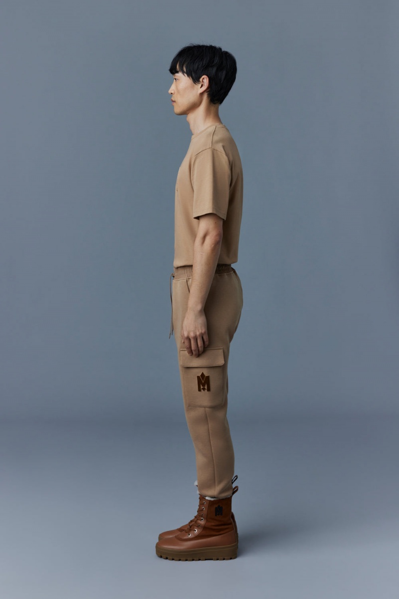 Mackage Marvin Double Face Jersey Sweatpants Herr Bruna | TKPJU-5632