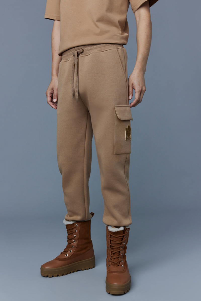 Mackage Marvin Double Face Jersey Sweatpants Herr Bruna | TKPJU-5632