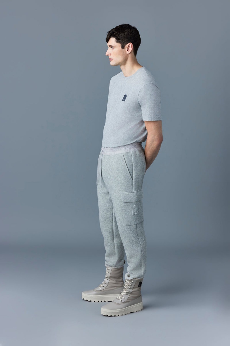 Mackage Marvin Double Face Jersey Sweatpants Herr Grå | ZTUQB-7146