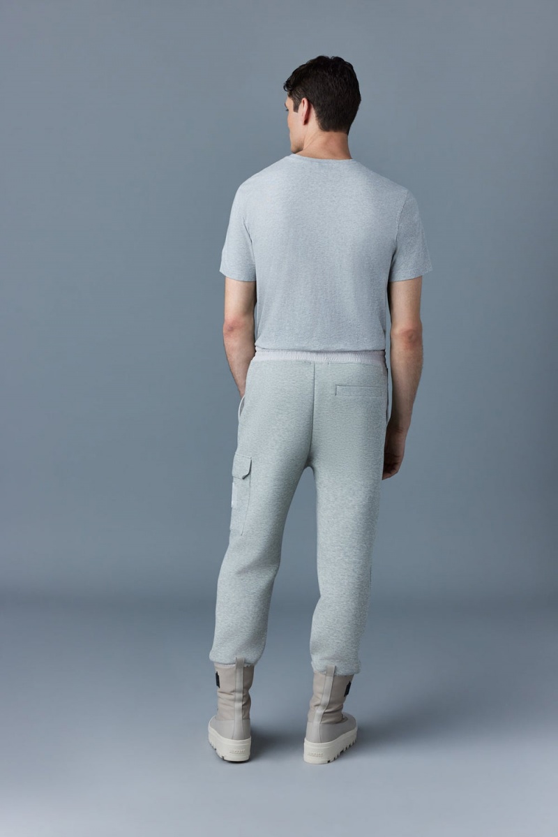 Mackage Marvin Double Face Jersey Sweatpants Herr Grå | ZTUQB-7146