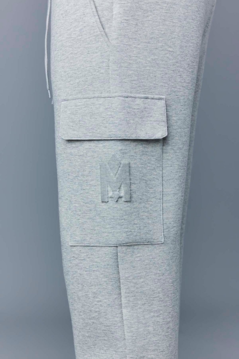Mackage Marvin Double Face Jersey Sweatpants Herr Grå | ZTUQB-7146