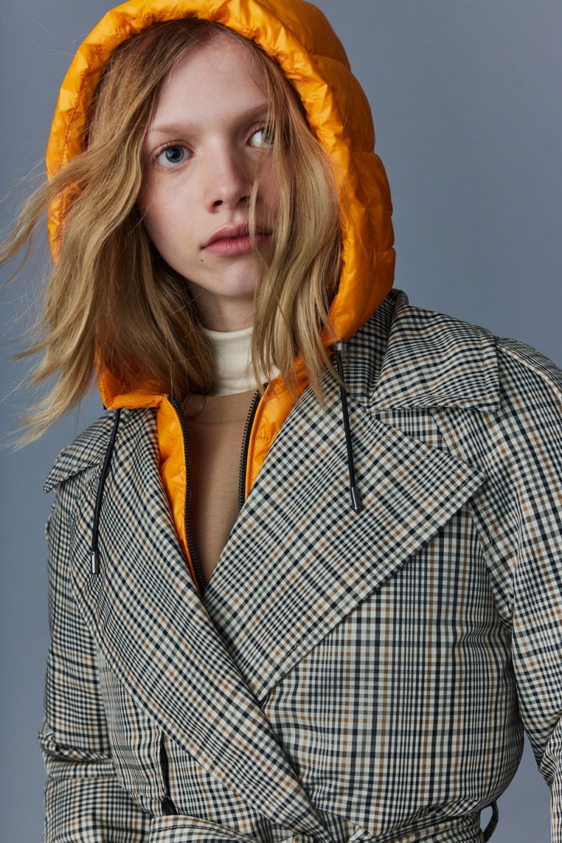 Mackage Maxine 2-In-1 Hooded Bib Trenchcoat Dam Grå | RTONB-2914