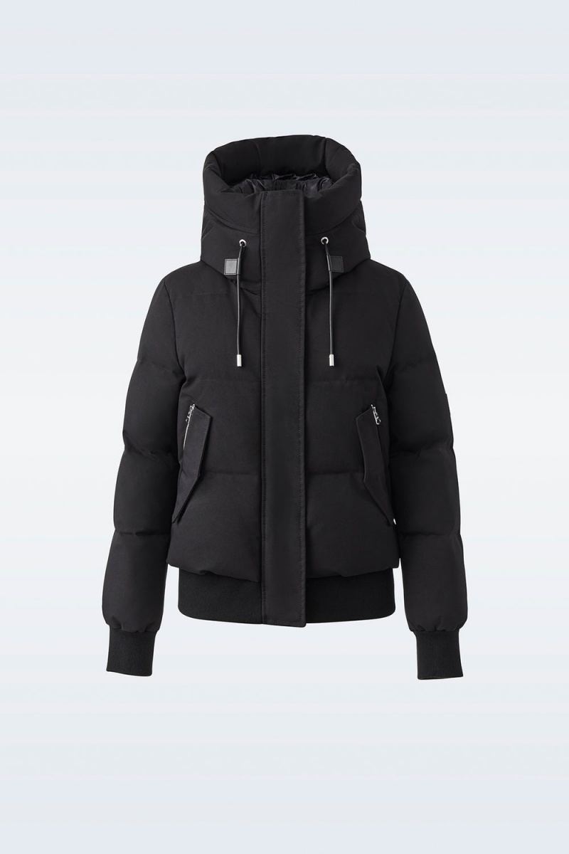 Mackage Nefi-Nf Nordich Tech Hood Dunjackor Dam Svarta | RLWHP-4850