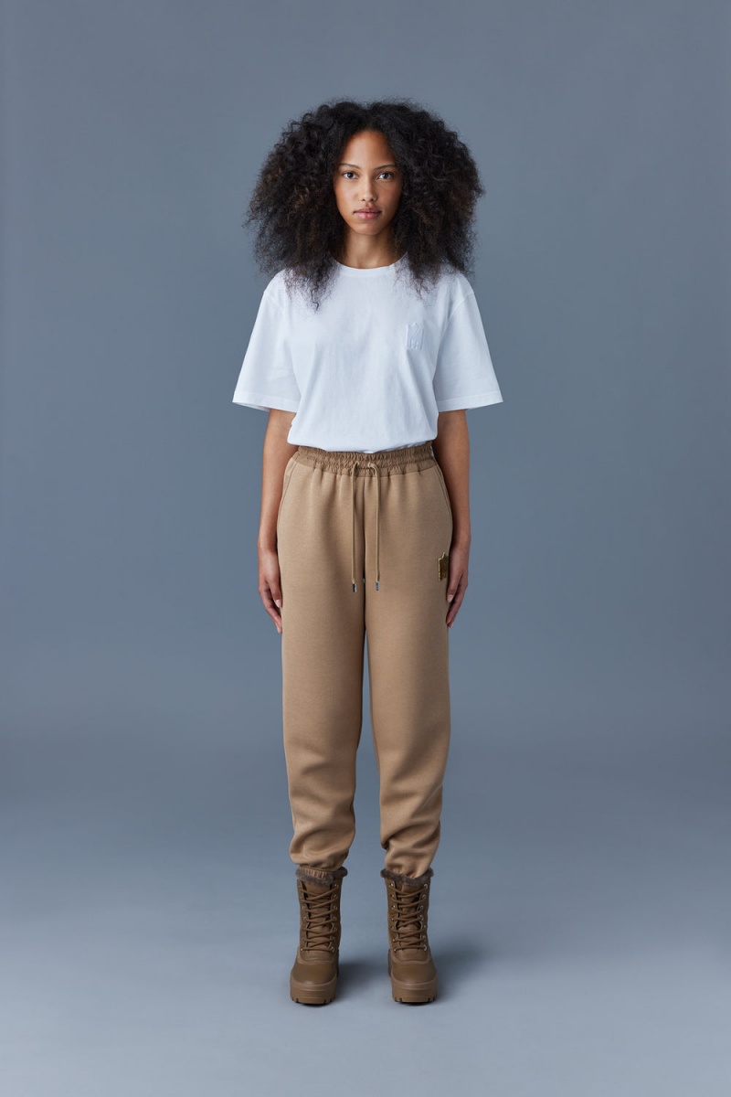 Mackage Nev Double-Face Jersey Sweatpants Dam Bruna | PGBRA-3905