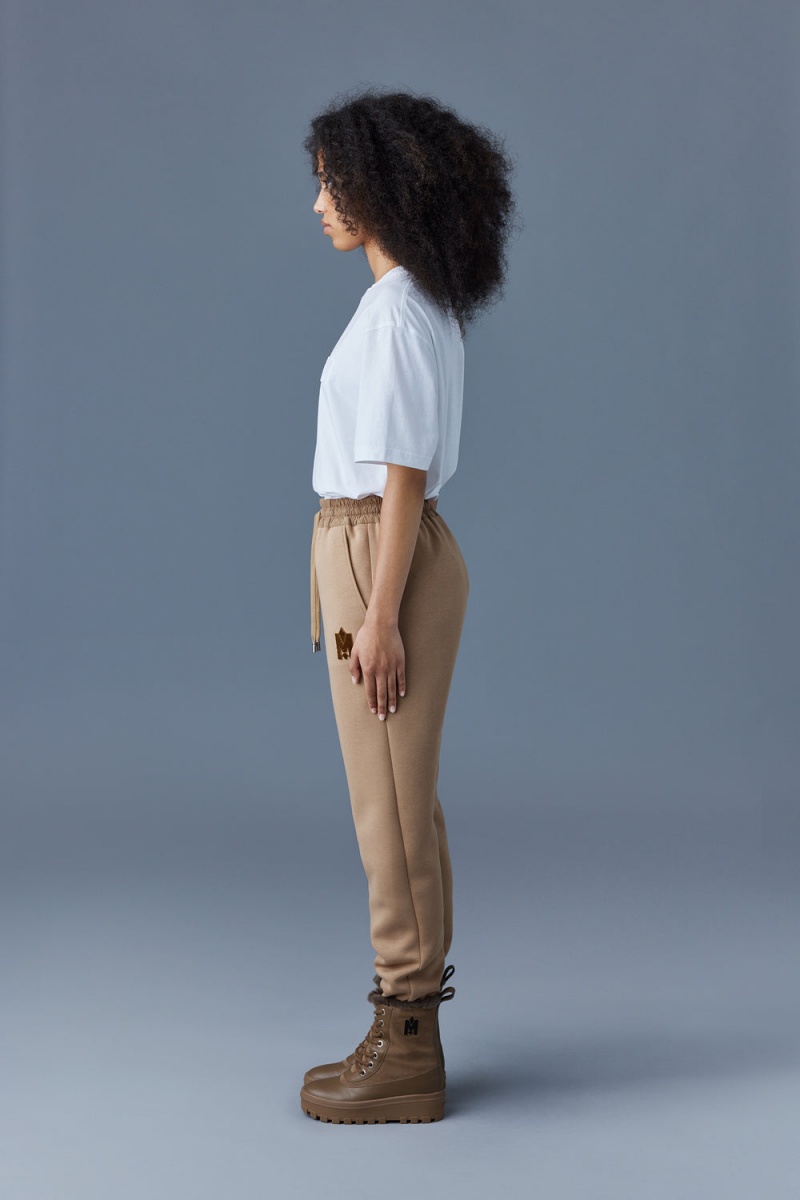 Mackage Nev Double-Face Jersey Sweatpants Dam Bruna | PGBRA-3905