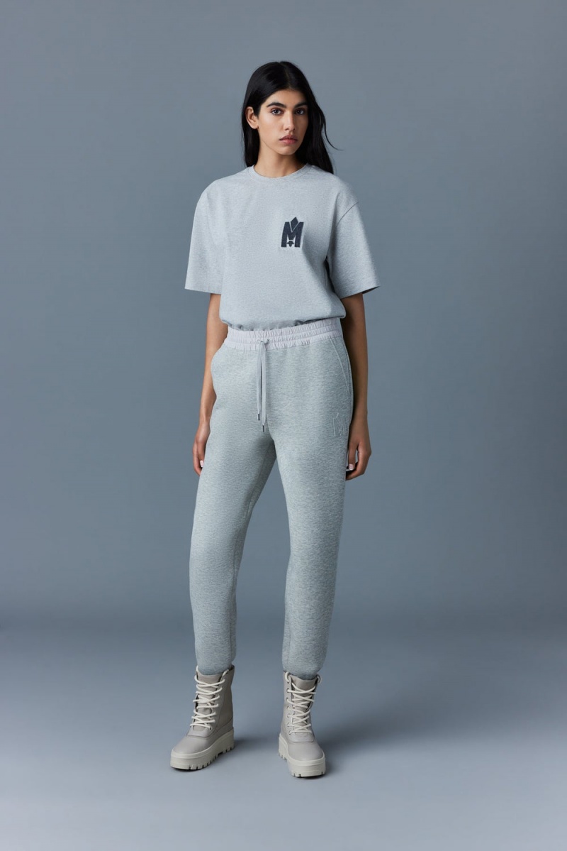 Mackage Nev Double-Face Jersey Sweatpants Dam Grå | AHMKT-6837