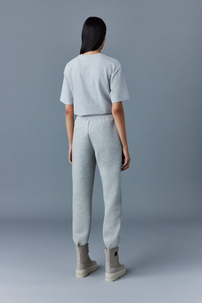 Mackage Nev Double-Face Jersey Sweatpants Dam Grå | AHMKT-6837