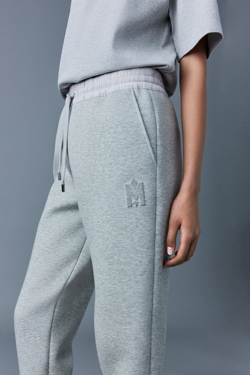 Mackage Nev Double-Face Jersey Sweatpants Dam Grå | AHMKT-6837