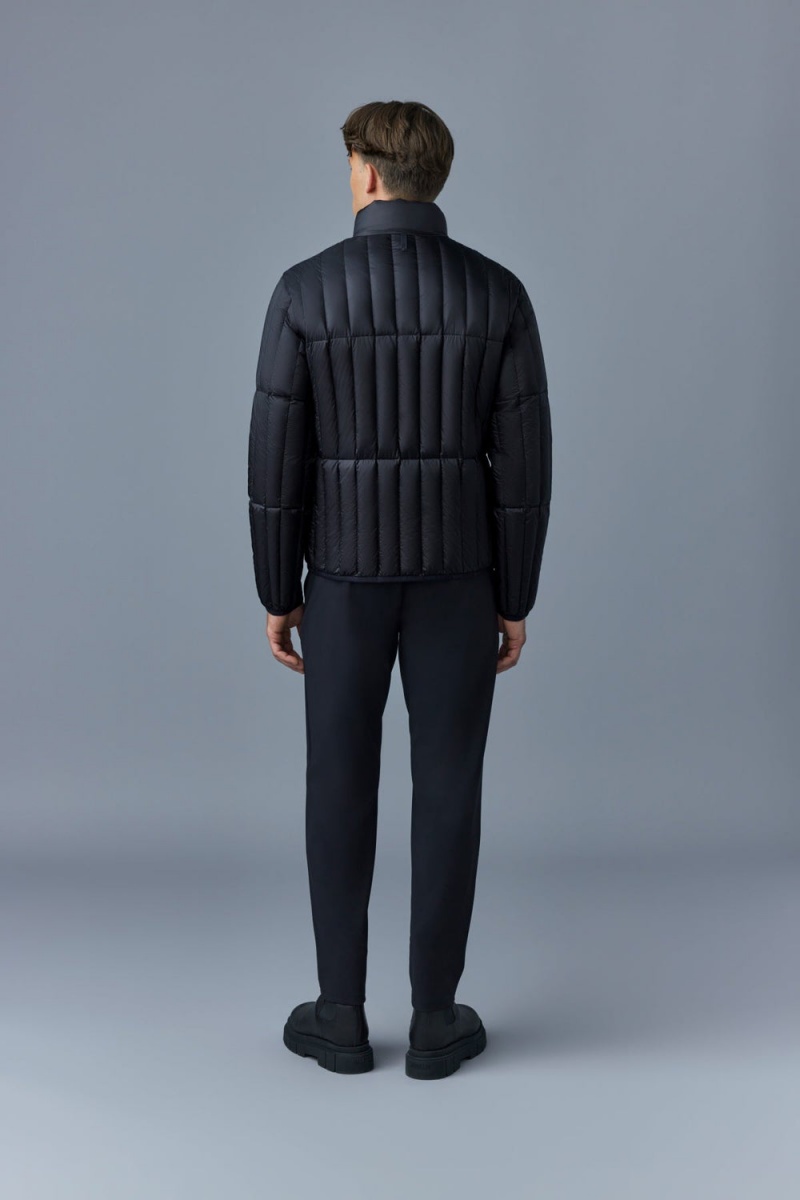 Mackage Philip Translucent Ripstop Light Dunjackor Herr Svarta | AOMLW-0891