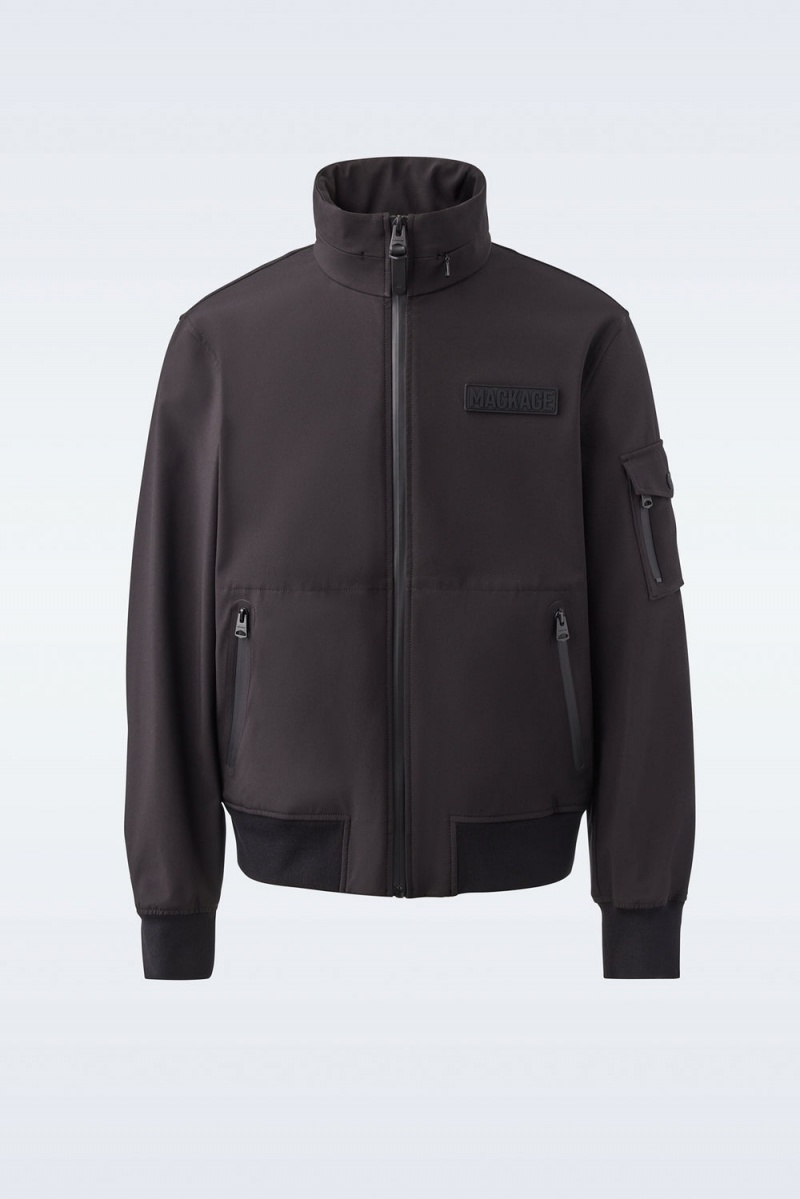 Mackage Rodney Flex Tech Track Packable Hood Jackor Herr Svarta | BMXGA-1865