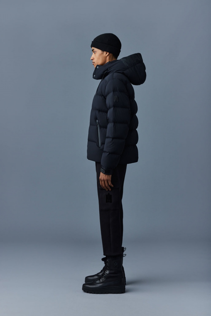 Mackage Samuel Stretch Light Hood Dunjackor Herr Svarta | ANBLH-6802