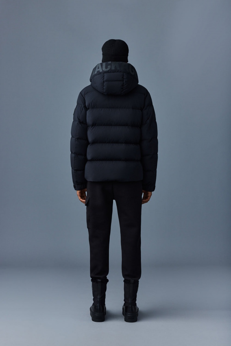 Mackage Samuel Stretch Light Hood Dunjackor Herr Svarta | ANBLH-6802