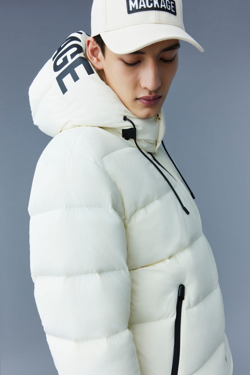 Mackage Samuel Stretch Light Hood Dunjackor Herr Grädde | JXWAK-2156