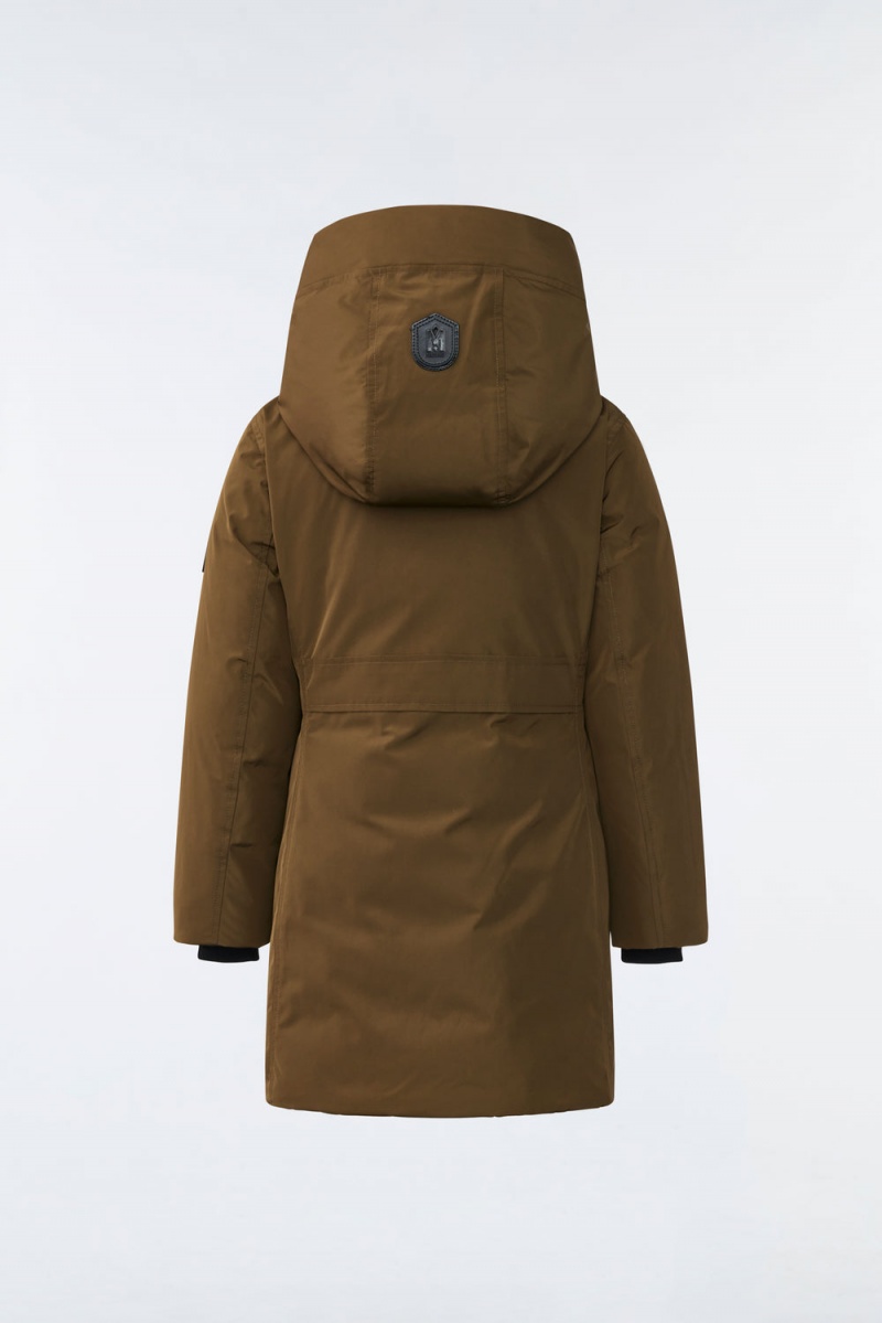 Mackage Shayna 2-In-1 Nano Removable Bib Dunrockar Barn Olivgröna | SLYFR-4853