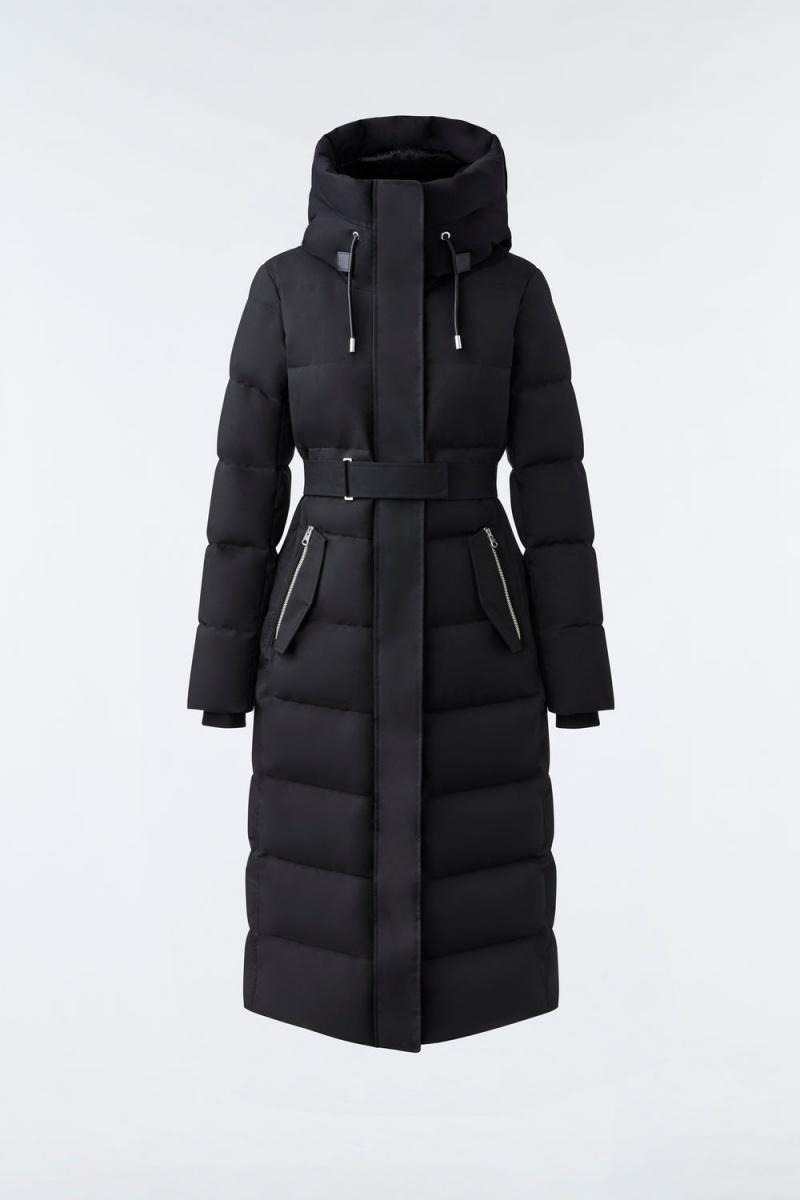 Mackage Shyla 2-In-1 Removable Bib Dunrockar Dam Svarta | TXZYS-9237
