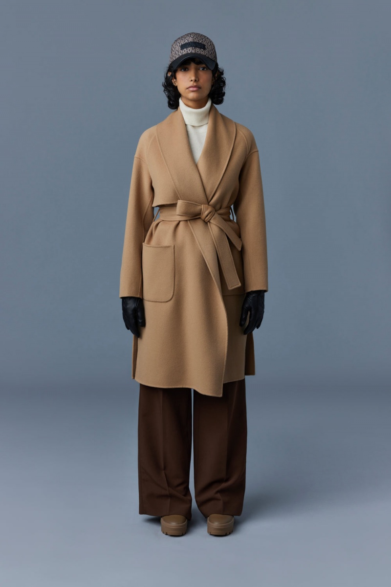 Mackage Thalia Double-Face Ull Robe Rockar Dam Bruna | VFIPZ-6289