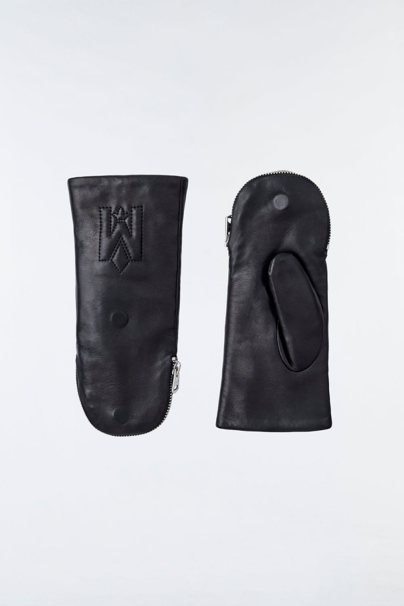 Mackage Tyresa Shearling-Fodrade Mittens Handskar Dam Svarta | FNZHV-5264