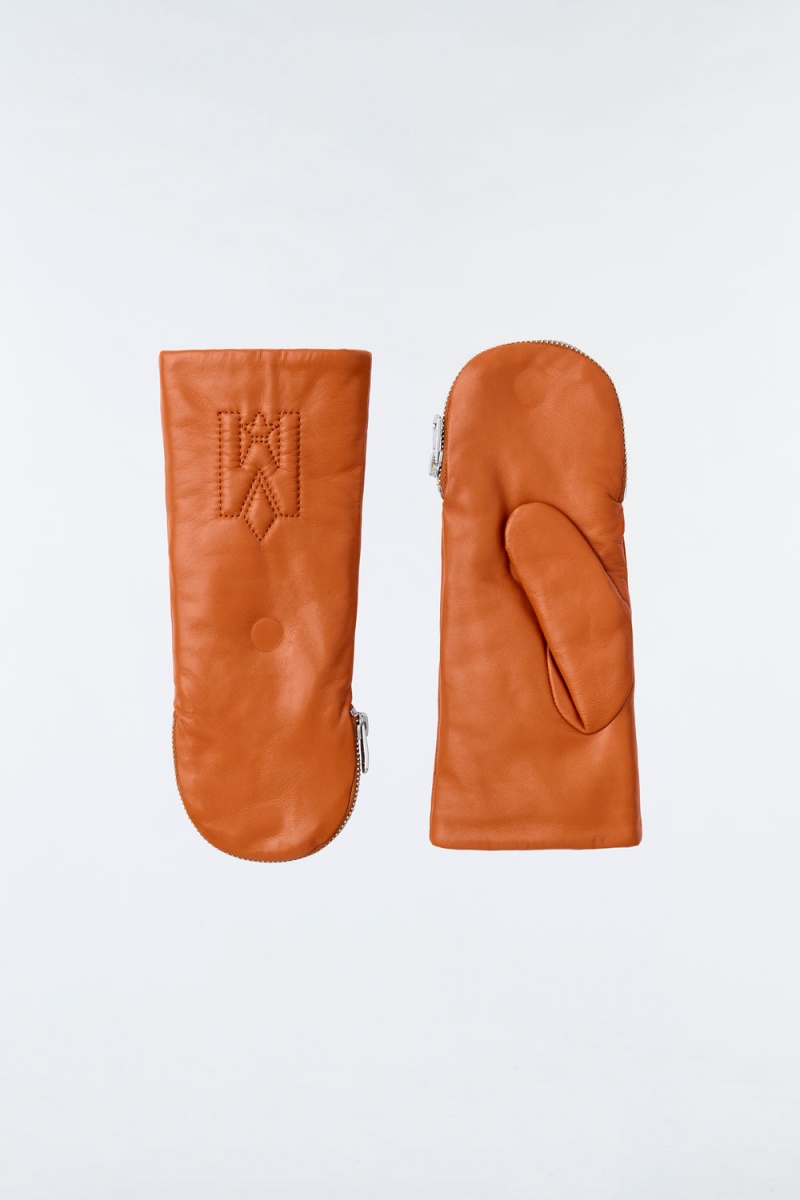 Mackage Tyresa Shearling-Fodrade Mittens Handskar Herr Bruna | QVETK-0842