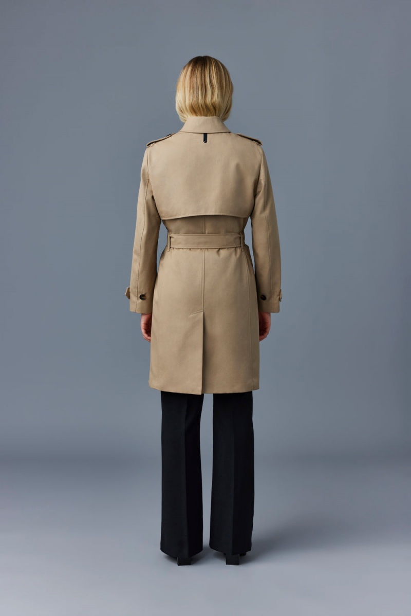 Mackage Winn 2-In-1 Klassiska Trenchcoat Dam Beige | UCRFI-4702